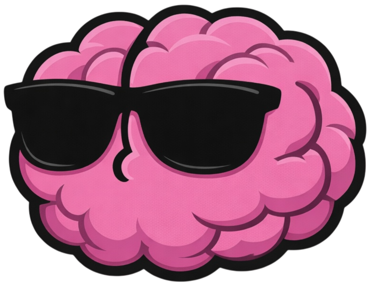 M.O.E. brain logo